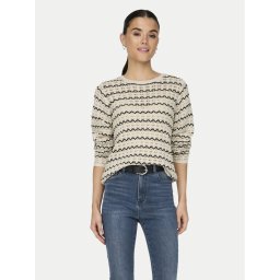 ONLY Пуловер Asa 15324522 Бежов Regular Fit