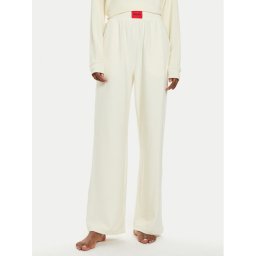 Hugo Долнище на пижама Snoozie 50523406 Екрю Regular Fit