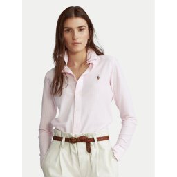 Polo Ralph Lauren Риза Oxford 211664416 Розов Slim Fit