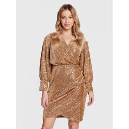 Closet London Коктейлна рокля JD875 Кафяв Regular Fit