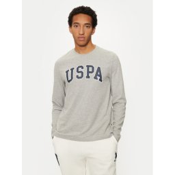 U.S. Polo Assn. Тениска с дълъг ръкав MUP2184 Сив Regular Fit