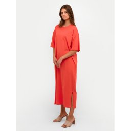 Kaffe Ежедневна рокля Edna 10507351 Червен Loose Fit
