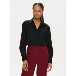 Calvin Klein Риза K20K207584 Черен Relaxed Fit