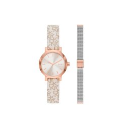 DKNY Часовник Soho Gift Set NY6605SET Розов