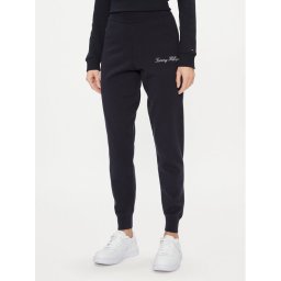 Tommy Hilfiger Долнище анцуг Script Graphic WW0WW40347 Тъмносин Regular Fit