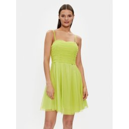 Rinascimento Коктейлна рокля CFC0117833003 Зелен A-Line Fit