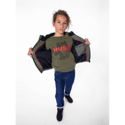Hugo Суитшърт G25150 S Каки Regular Fit