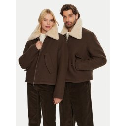 AMI Paris Преходно яке HJK060.WV0049 Кафяв Regular Fit