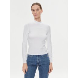 Calvin Klein Поло K20K206067 Бял Slim Fit