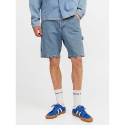 Jack & Jones Дънкови шорти Jjitony 12252719 Син Loose Fit