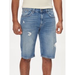 Tommy Jeans Дънкови шорти Ronnie DM0DM18794 Син Slim Fit