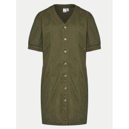 Vero Moda Curve Ежедневна рокля Wild Gena 10302450 Зелен Regular Fit