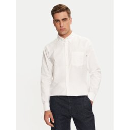 United Colors Of Benetton Риза 5FGBUQ04C Бял Regular Fit
