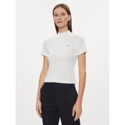 Tommy Hilfiger Тишърт New Cody WW0WW40586 Бял Slim Fit