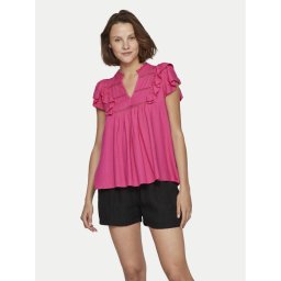 Vila Блуза Visia 14097358 Розов Regular Fit