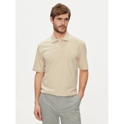 Jack & Jones Тениска с яка и копчета Crodney 12251180 Бежов Regular Fit