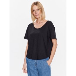 United Colors Of Benetton Тишърт 3BVXD1033 Черен Relaxed Fit