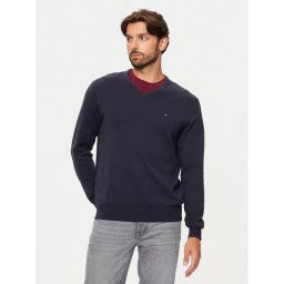 Tommy Hilfiger Пуловер Essential MW0MW14745 Тъмносин Regular Fit