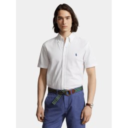 Polo Ralph Lauren Риза 710798291002 Бял Slim Fit