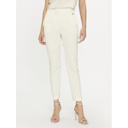 Liu Jo Текстилни панталони CA4201 T2200 Екрю Regular Fit