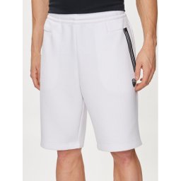 EA7 Emporio Armani Спортни шорти 8NPS08 PJ4EZ 1100 Бял Regular Fit