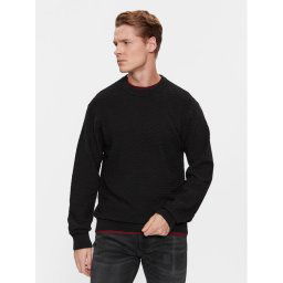 Hugo Пуловер Sonderson 50500007 Черен Regular Fit