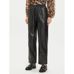 Liu Jo Кожени панталони WF4153 E0392 Черен Regular Fit