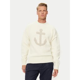 Paul&Shark Пуловер 14311077 Бял Regular Fit