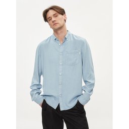 Pepe Jeans Риза Petri PM308513 Светлосиньо Regular Fit