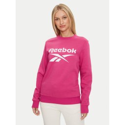 Reebok Суитшърт Identity Big Logo Fleece Crew 100075949 Розов Regular Fit