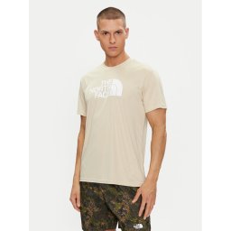 The North Face Тениска от техническо трико Reaxion Easy NF0A4CDV Бежов Regular Fit