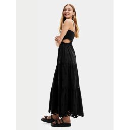 Desigual Лятна рокля Malver 24SWVW12 Черен Regular Fit
