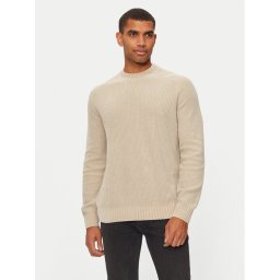 Boss Пуловер 50523568 Бежов Regular Fit