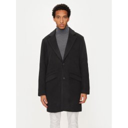 Jack & Jones Преходно палто Hays 12258389 Черен Regular Fit