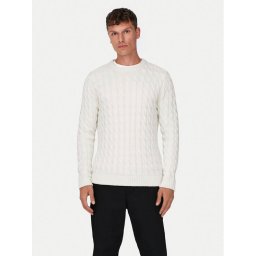 Only & Sons Пуловер 22026504 Екрю Regular Fit