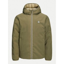 Jack & Jones Junior Зимно яке 12263276 Зелен Regular Fit