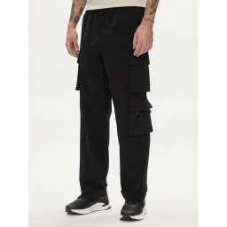 Jack & Jones Текстилни панталони Karl 12253626 Черен Loose Fit