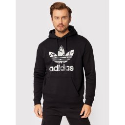 adidas Суитшърт Camo Series Infill HK2803 Черен Regular Fit