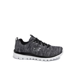 Skechers Сникърси Twisted Fortune 12614/BKW Сив