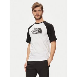The North Face Тишърт Easy NF0A87N7 Бял Regular Fit