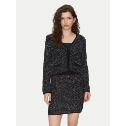 Liu Jo Кардиган WF4022 Черен Regular Fit