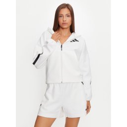 adidas Суитшърт Z.N.E. JE7849 Бял Loose Fit