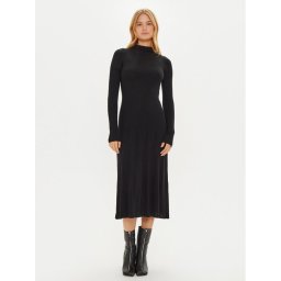 MAX&Co. Плетена рокля 2426326013200 Черен Slim Fit