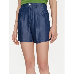 United Colors Of Benetton Шорти от плат 4KHND9016 Тъмносин Relaxed Fit
