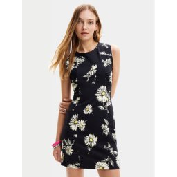 Desigual Лятна рокля Lorena 24SWVK18 Черен Regular Fit