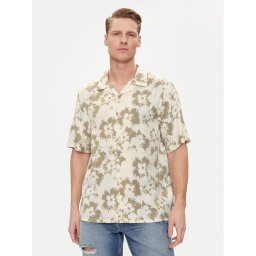 Calvin Klein Риза Flower K10K112703 Бежов Regular Fit