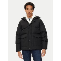 Tommy Hilfiger Пухено яке MW0MW37484 Черен Regular Fit