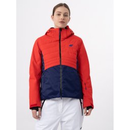 4F Скиорско яке 4FAW23TTJAF339 Червен Slim Fit