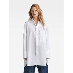 G-Star Raw Риза D22492-4481-110 Бял Oversize