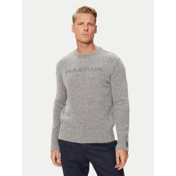Paul&Shark Пуловер 14311047 Сив Regular Fit